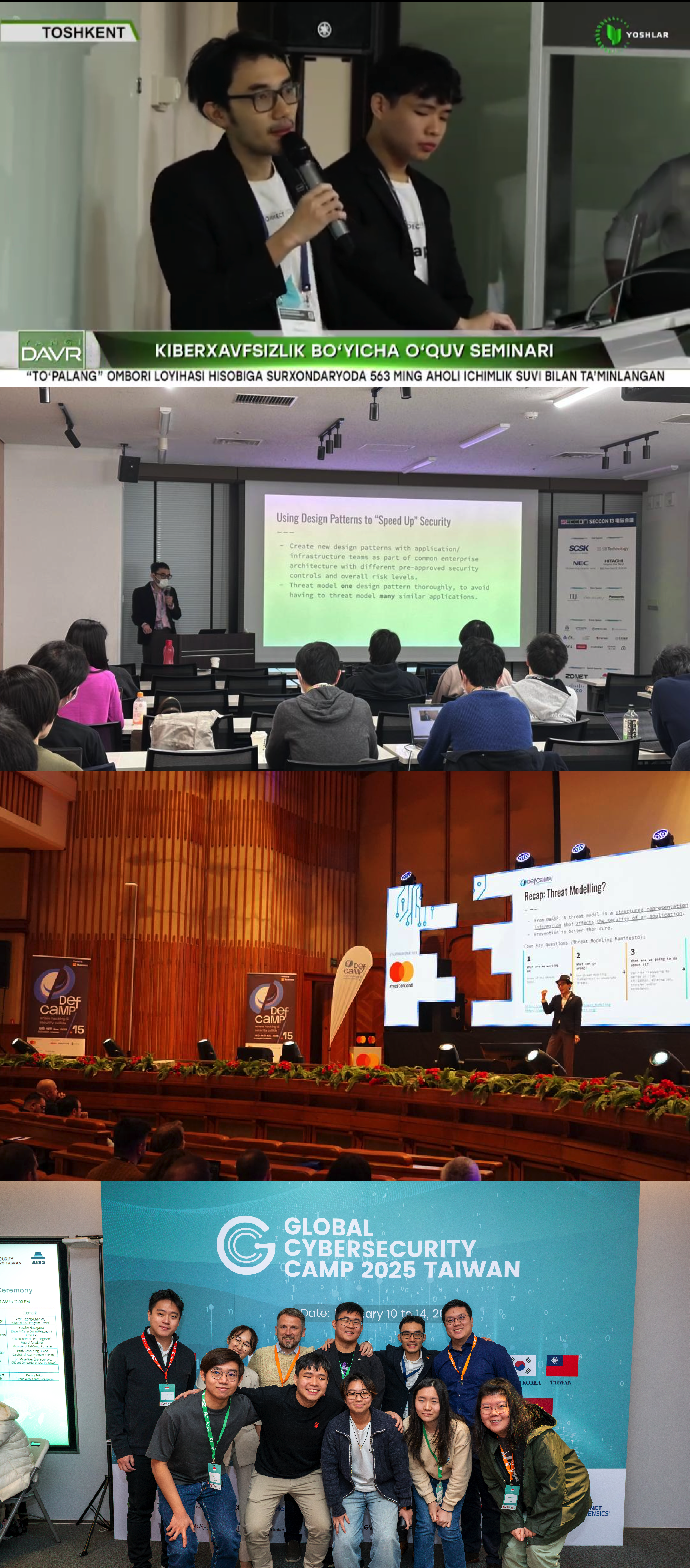 International engagements in Romania, Uzbekistan, Taiwan and Japan